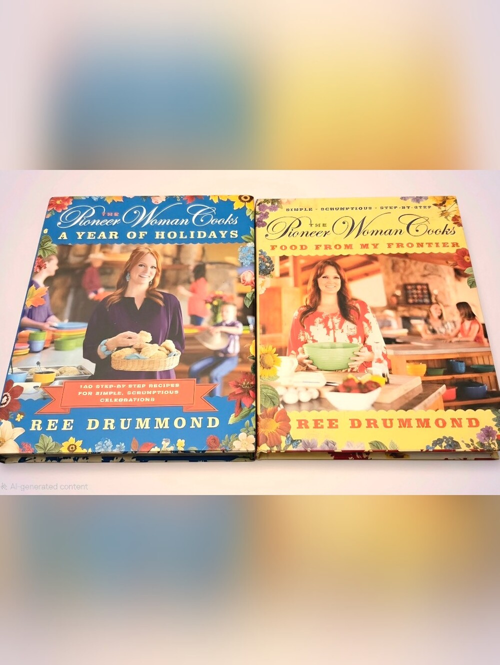 Pioneer Woman Cooks Cookbook Lot 2 Ree Drummond Food From My Frontier Holidays